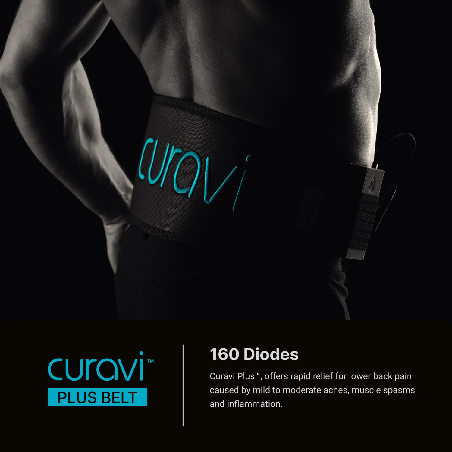 CURAVI Plus™ Wearable Red Light Therapy Belt for Lower Back Pain Relief - 160 Diodes - Safe and Effective CURAVI uk supplements