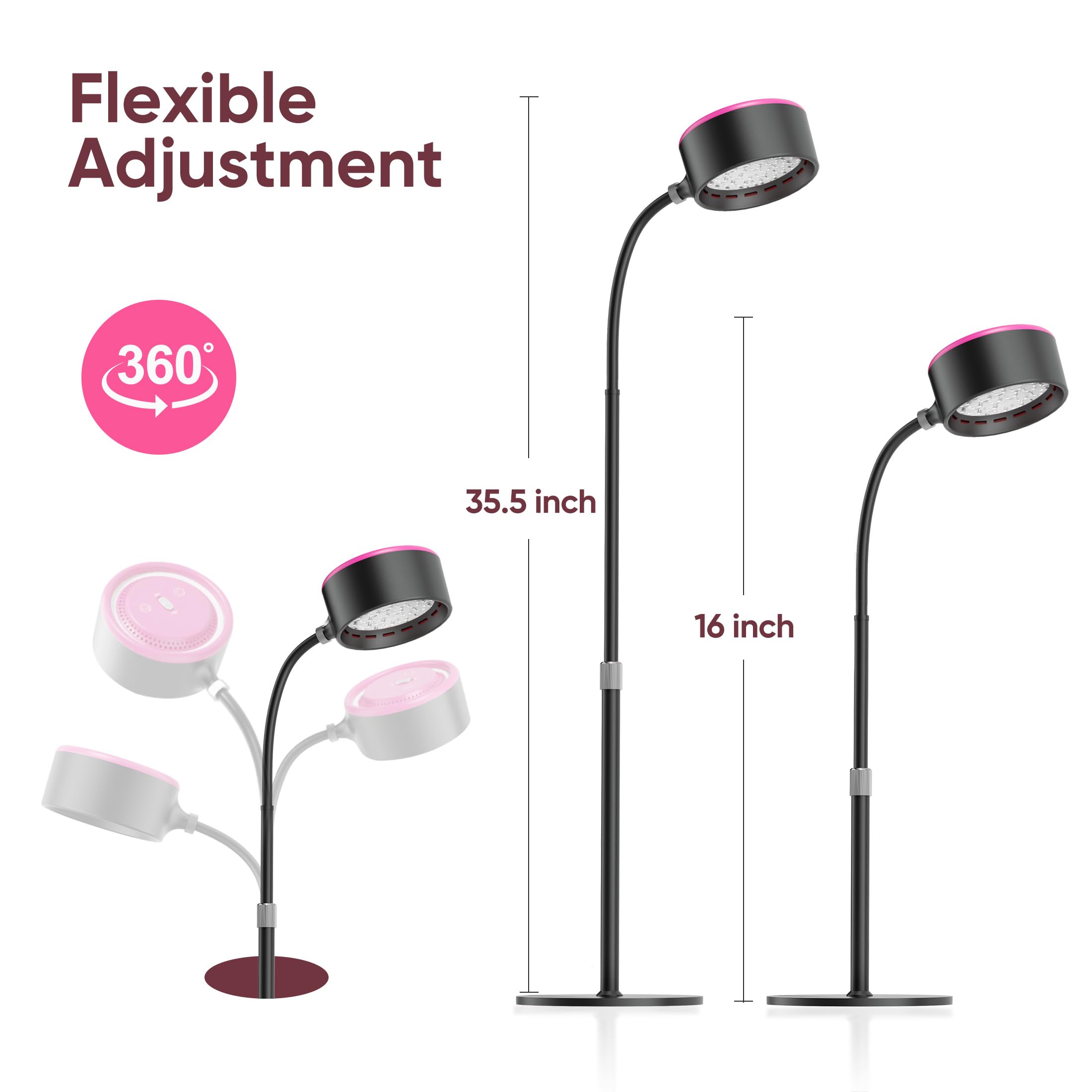 Caromolly Red Light Device Lamp, 660nm Red Light and 850nm Near-Infrared Light Combo Caromolly uk supplements