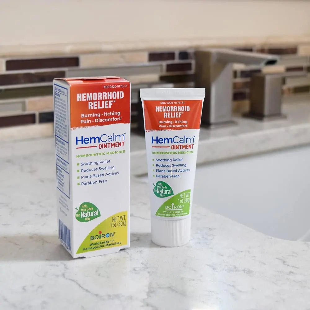 Boiron HemCalm Ointment for Hemorrhoid Relief of Pain, Itching, Swelling or Discomfort - 1 oz Boiron uk supplements