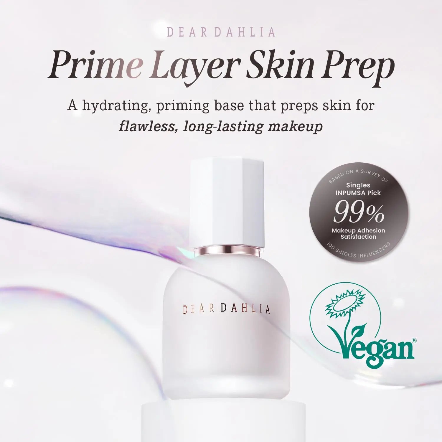 DEARDAHLIA Prime Layer Skin Prep - Vegan Makeup Primer, Lightweight & Hydrating for Long-Lasting Makeup, Smooth, Glowing Skin. Korean Base Prep. Artificial fragrance free. 1.35 oz DEARDAHLIA uk supplements