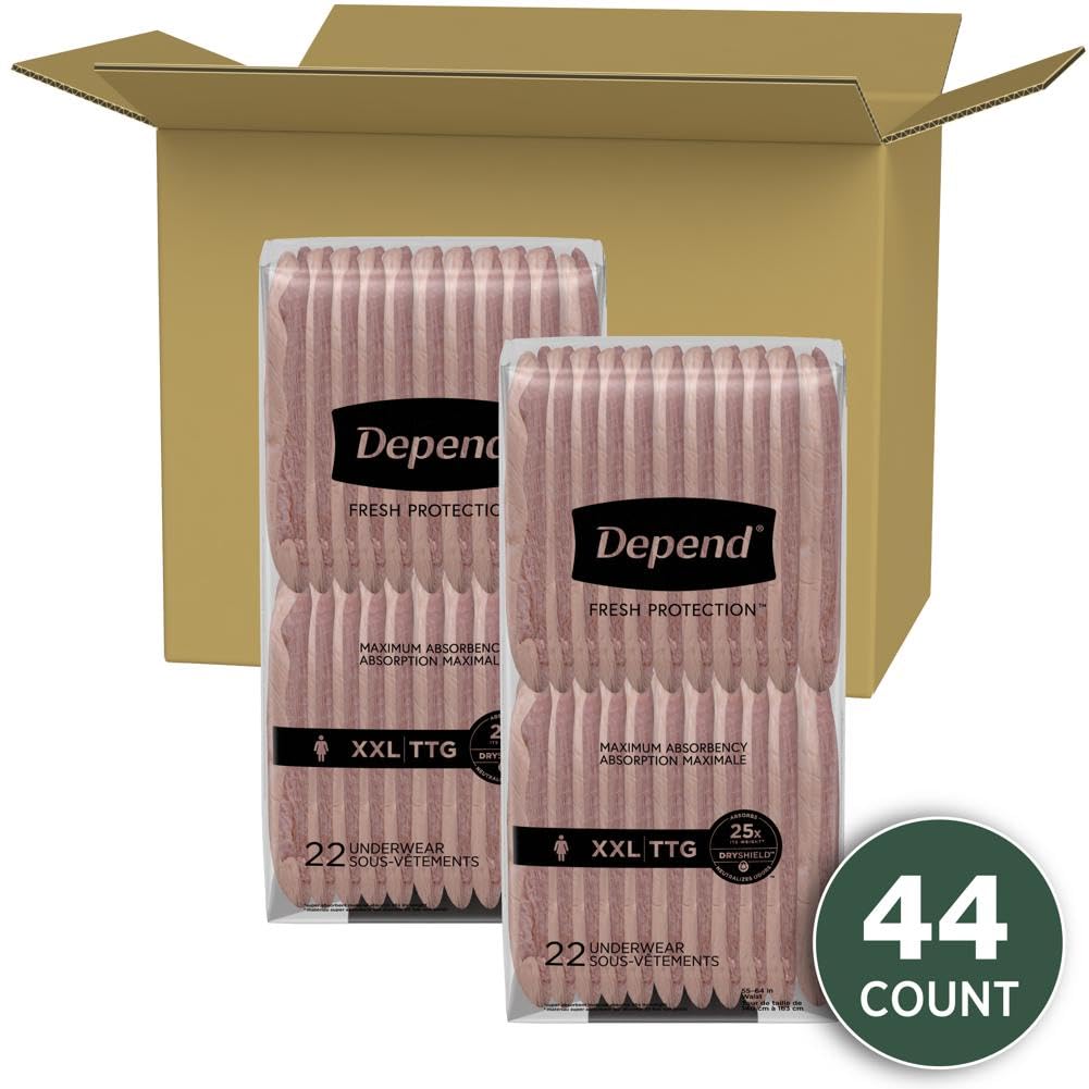 Depend Fresh Protection Adult Incontinence Underwear for Women Depend uk supplements