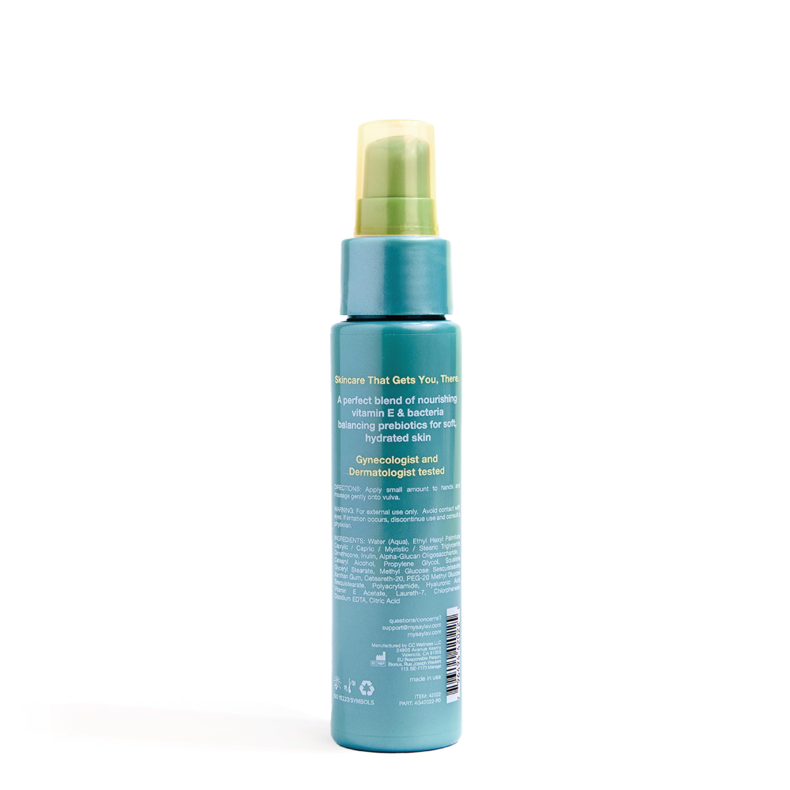 SAY LA V. Hydrating Veauty Cream, Intimate Vulva Moisturizing Skincare for Dryness with Prebiotics SAY LA V uk supplements