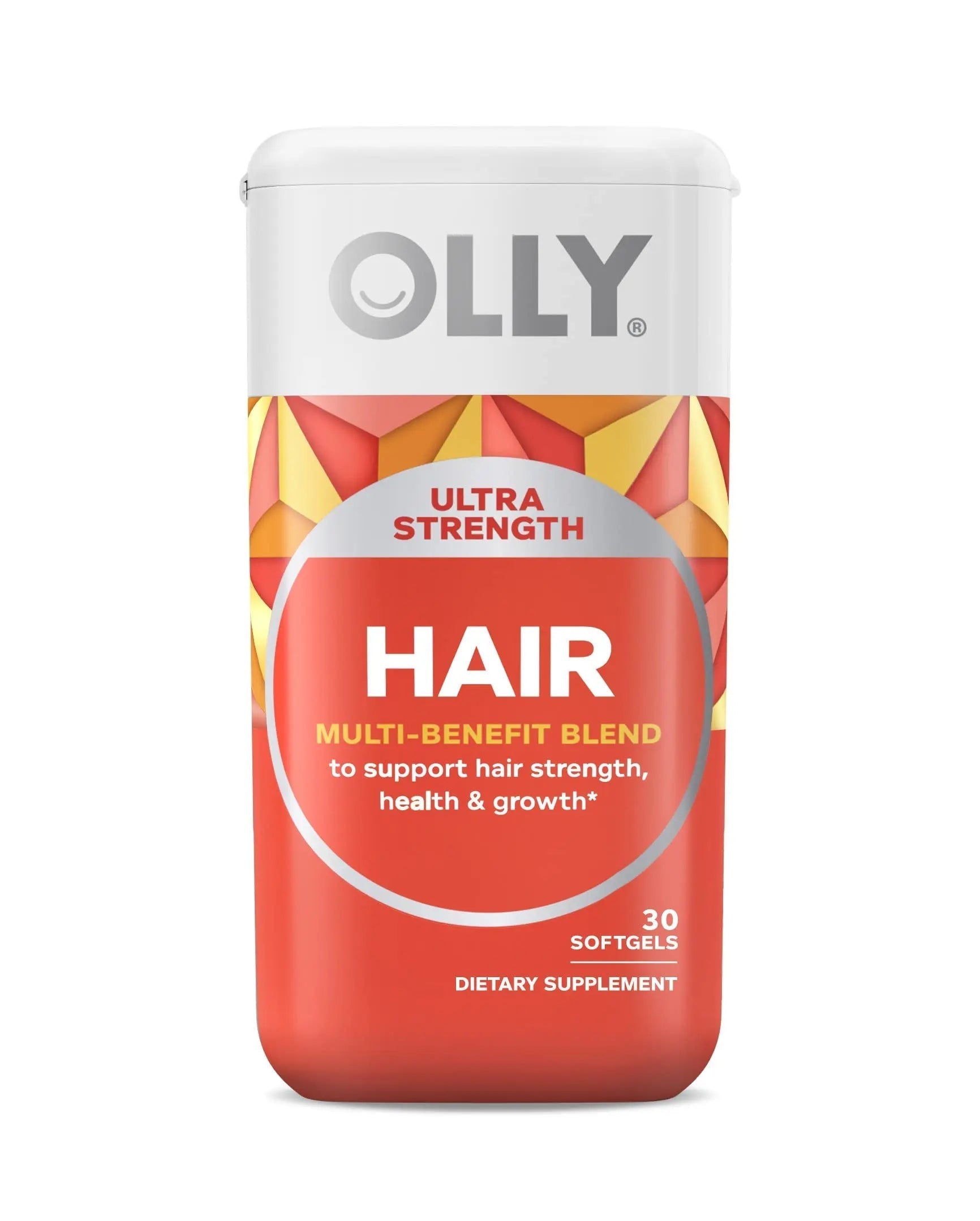 OLLY Ultra Women's Multi Softgels & Ultra Strength Hair Softgels, Supports Hair Health, Biotin, Keratin, Vitamin D, B12, Hair Supplement, 30 Day Supply - 30 Count OLLY uk supplements
