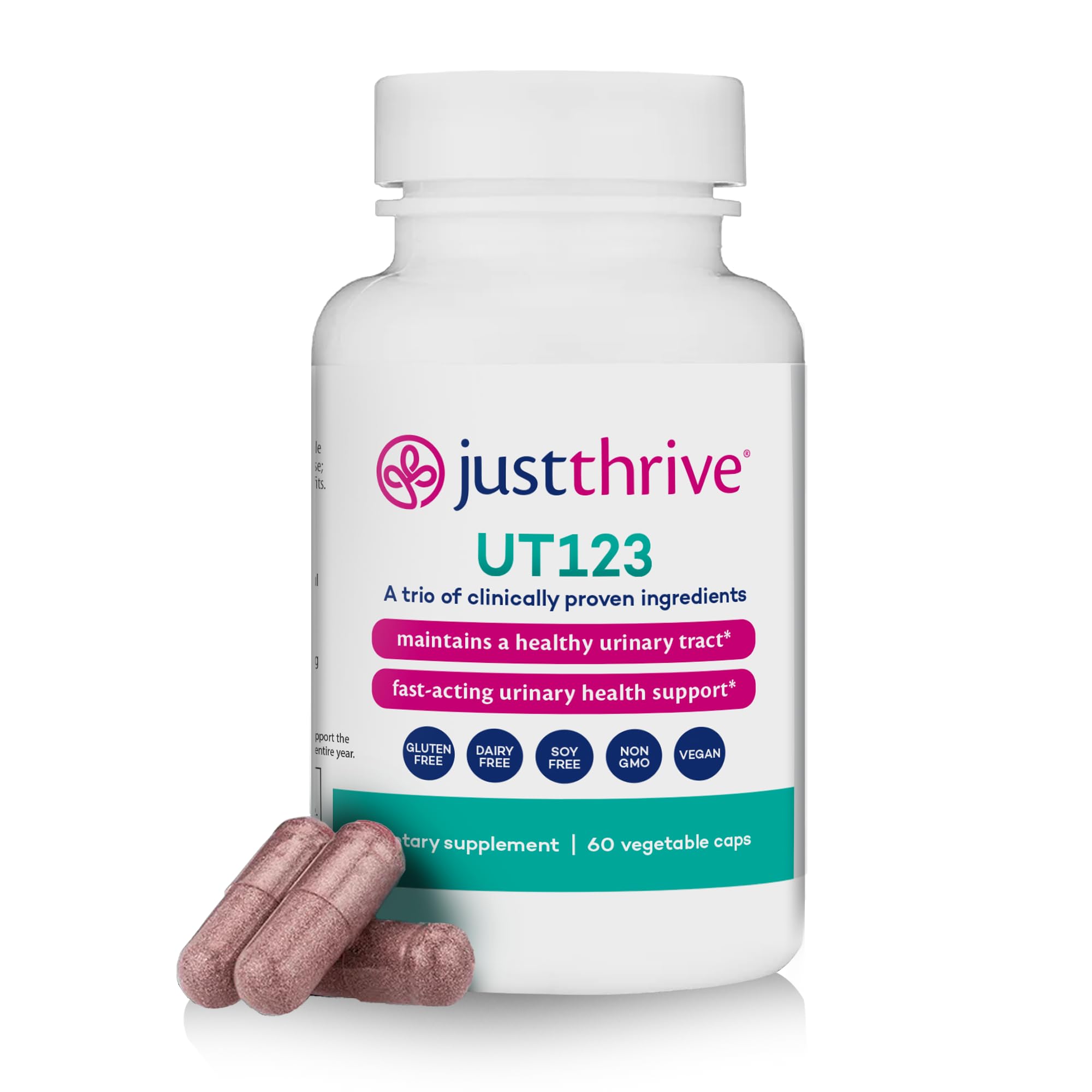 Just Thrive UT123 - Supports Urinary Tract Health for Women - Made with Cranberry, 60 Capsules Just Thrive uk supplements