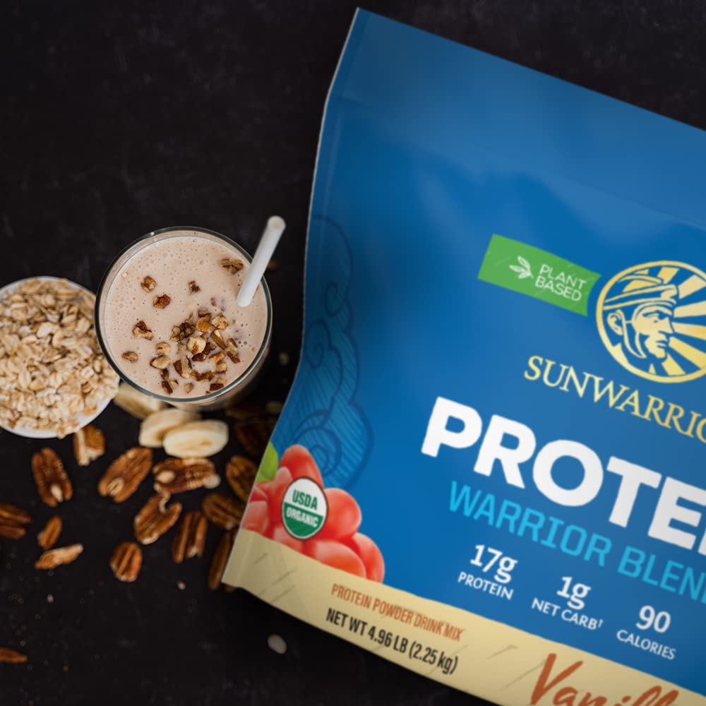 Sunwarrior Vegan Organic Protein Powder Plant-Based | BCAA Amino Acids Hemp Seed Sunwarrior uk supplements