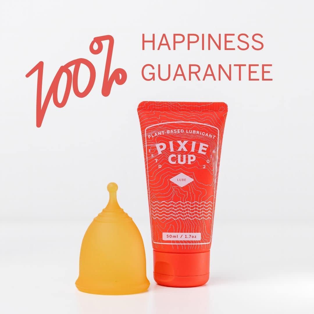 Pixie Menstrual Cup Lube - Make it Easy to Insert Your Period Cups - All Natural Water Based Lubricant Pixie Cup uk supplements