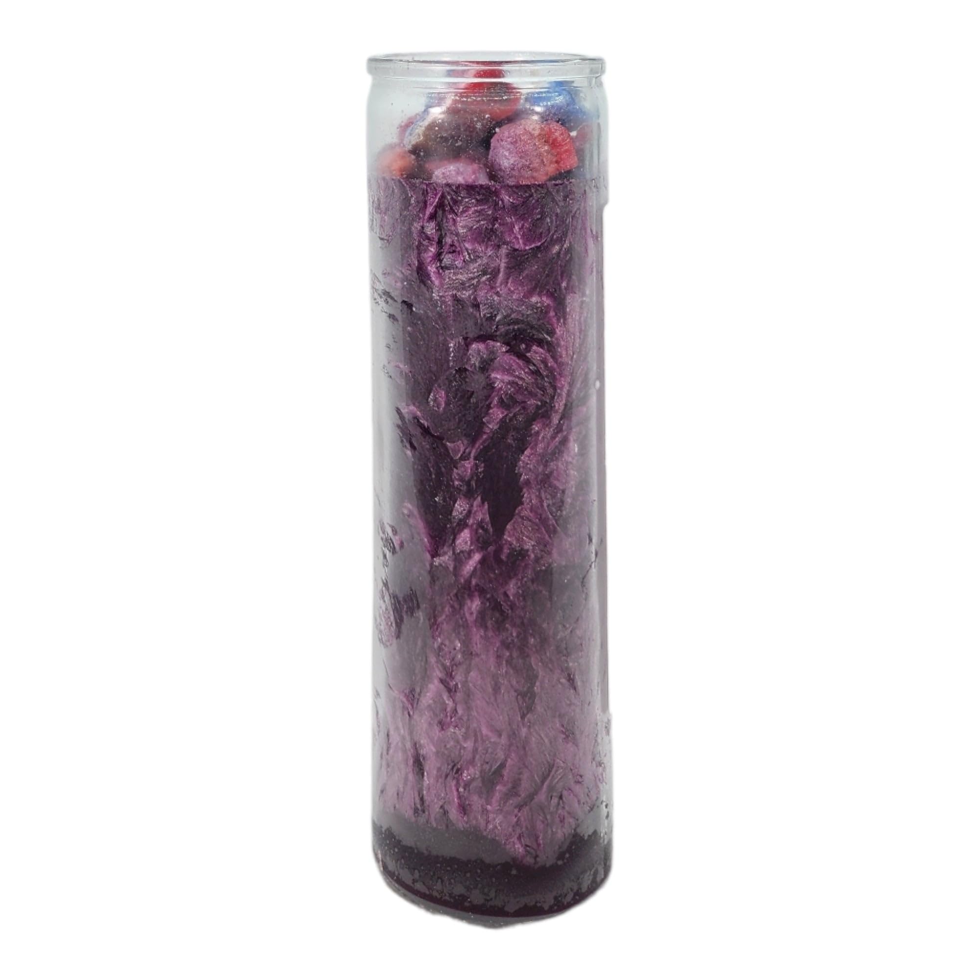 Despair-Palm Wax Spiritual Intention Spell Candle-[Purple] | Vela CASA ESOTERICA PERFUMADA MAGICK SPACE uk supplements