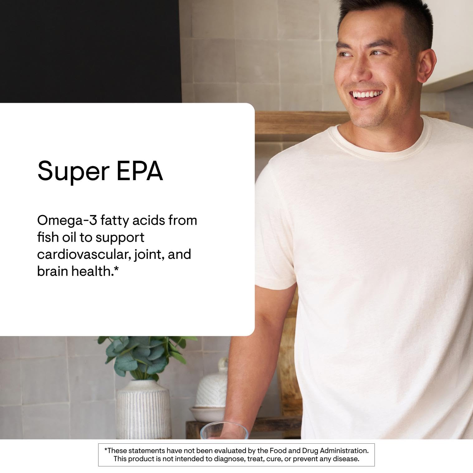 THORNE - Super EPA - Omega-3 Fatty Acids EPA 425mg & DHA 270mg Supplement - Support Brain, Cardiovascular, Joints & Skin* - Gluten, Dairy & Soy-Free - 90 Gelcaps THORNE uk supplements