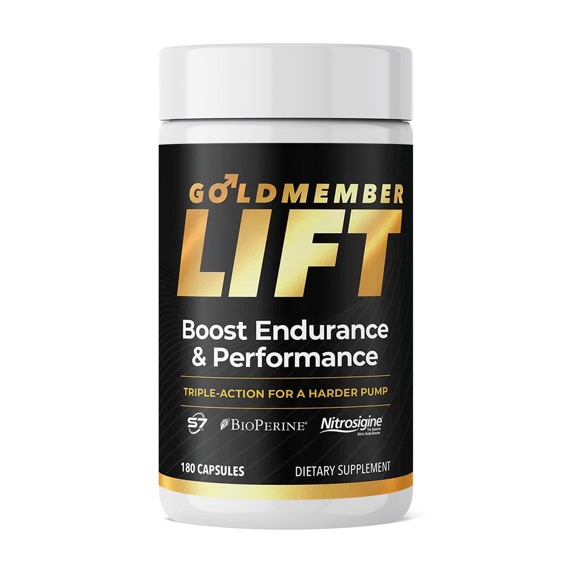 Juvenon GoldMember Lift Nitric Oxide Supplement – Nitrosigine, Trans-Resveratrol, S7 Plant Blend, BioPerine – Circulation, Energy & Muscle Support – 180 Capsules Juvenon uk supplements
