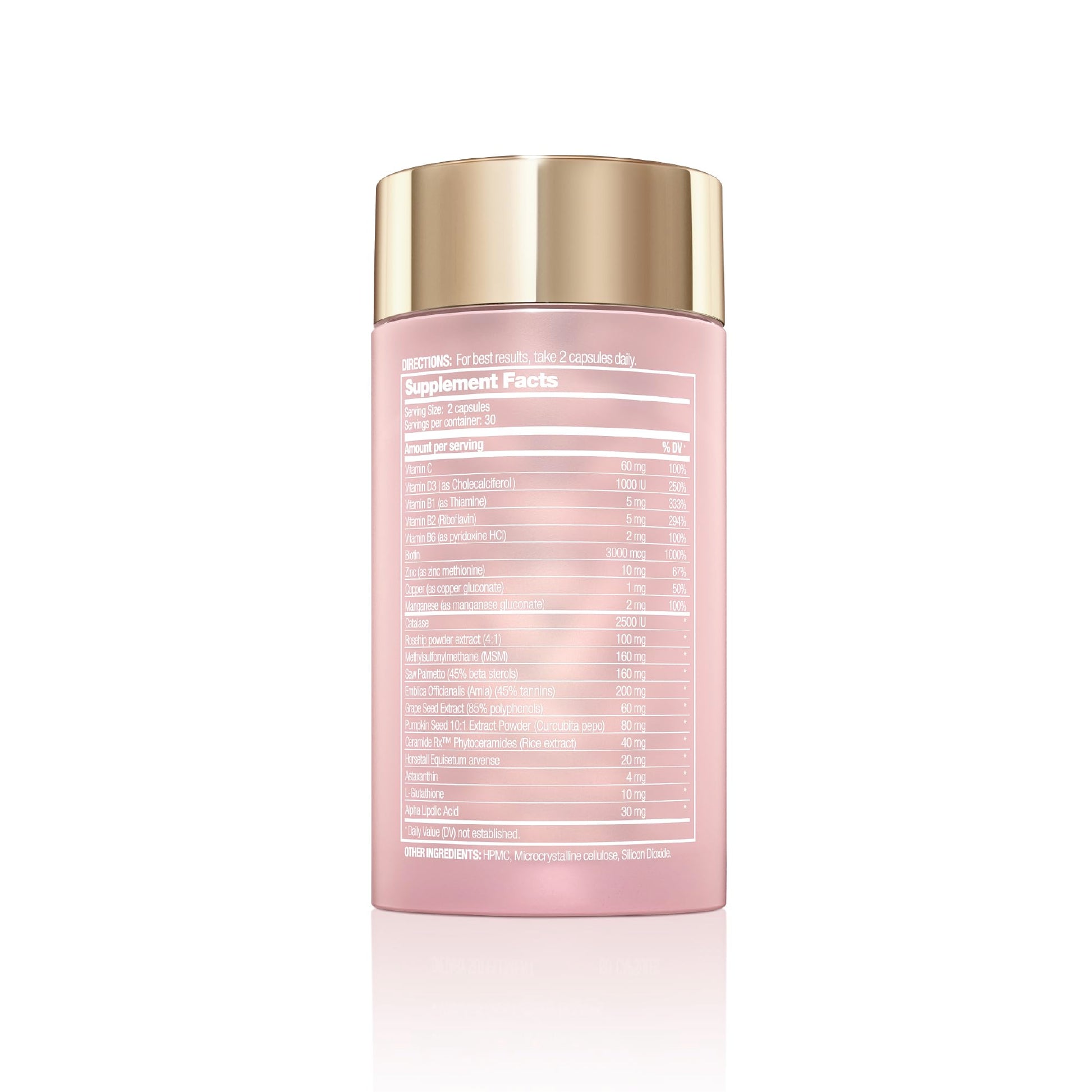 Halo Beauty Hair Skin & Nails Supplement | Thicker Hair Growth, Radiant Skin & Strong Nails Support with Biotin, Saw Palmetto & Phytoceramides | Vegan Capsules | Made in USA | 1-Month Supply Halo Beauty uk supplements