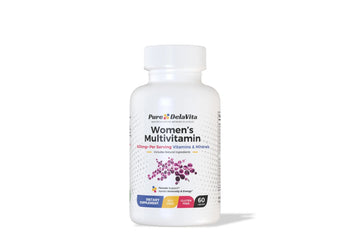 Pure DelaVita Women's Multivitamin | Daily Immune, Energy & Hormonal Support | 500mg+ Vitamins & Minerals | Natural Herbal Blend | Pure DelaVita uk supplements