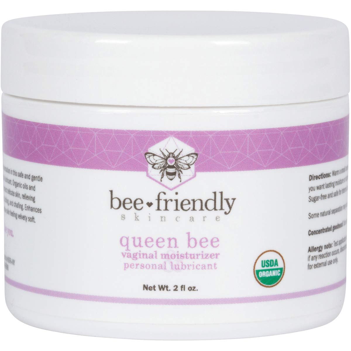 BeeFriendly Organic Vaginal Moisturizer, USDA Certified, Natural Vulva Cream For Dryness BeeFriendly uk supplements
