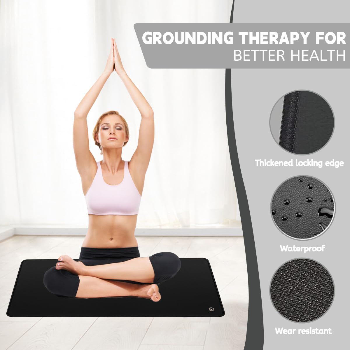 LOYDBDT Grounding Mat,11.8x23.6inches,Grounding Mat with 15ft Grounding Cord LOYDBDT uk supplements