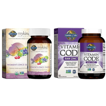 Garden of Life Women's Multivitamin and Zinc Supplement Bundle (2 Items) Garden of Life uk supplements