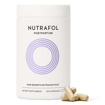 Nutrafol Postpartum Hair Growth Supplements, Clinically Tested for Visibly Thicker Hair and Less Shedding, Breastfeeding-friendly - 1 Month Supply Nutrafol uk supplements