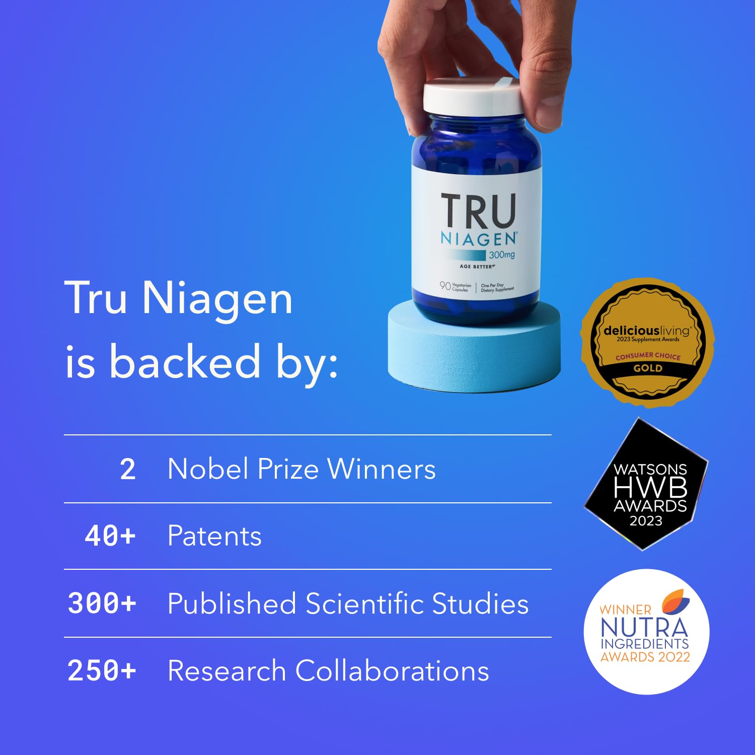 TRU NIAGEN - Patented Nicotinamide Riboside NAD+ Supplement. NR Supports Cellular TRU NIAGEN uk supplements