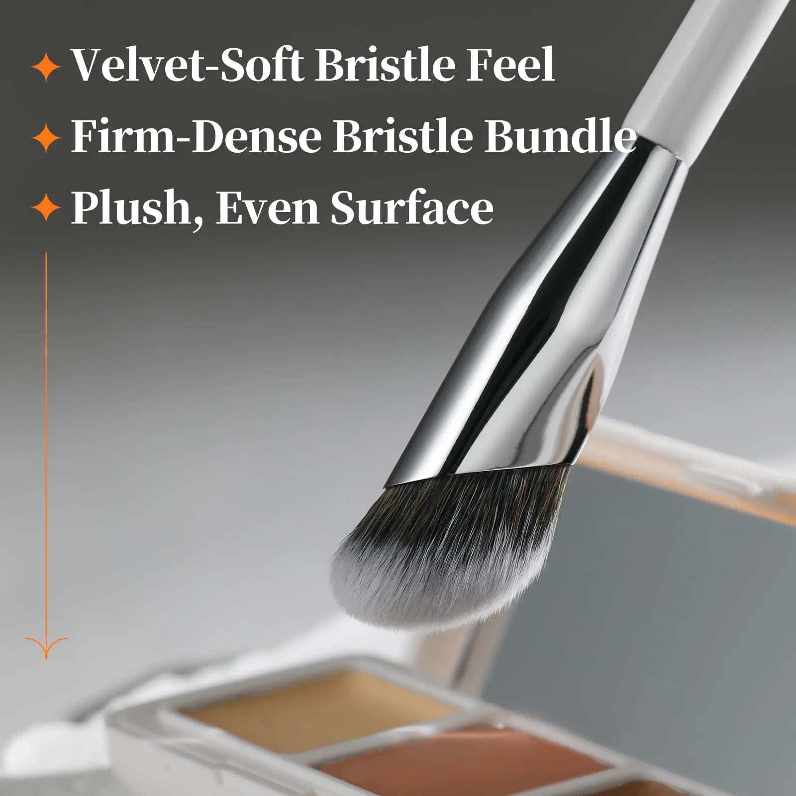 Albeaut Concealer Brush, Angled Under Eye Makeup Small Foundation Precision Face Blending Brush (193 concealer brush) ALBEAUT uk supplements