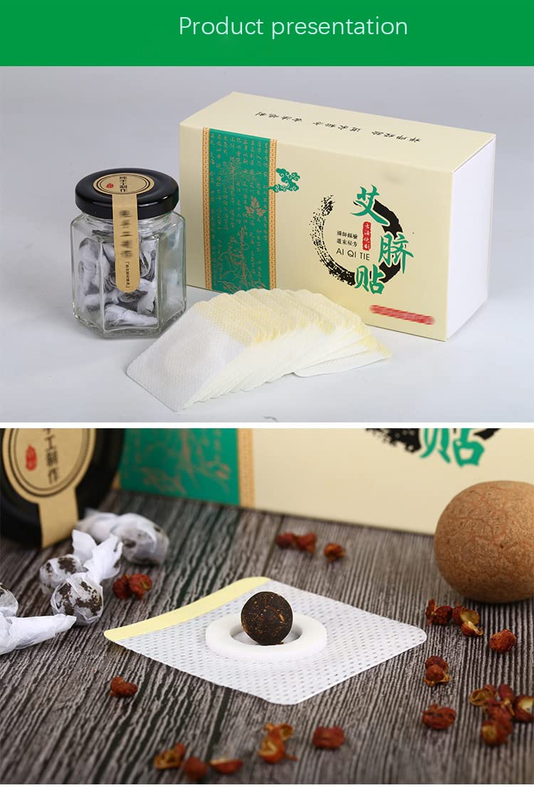 Mugwort Belly Patch,Moxibustion Belly Button Patch for Men and Women 30Pcs/Box Heath Secret uk supplements