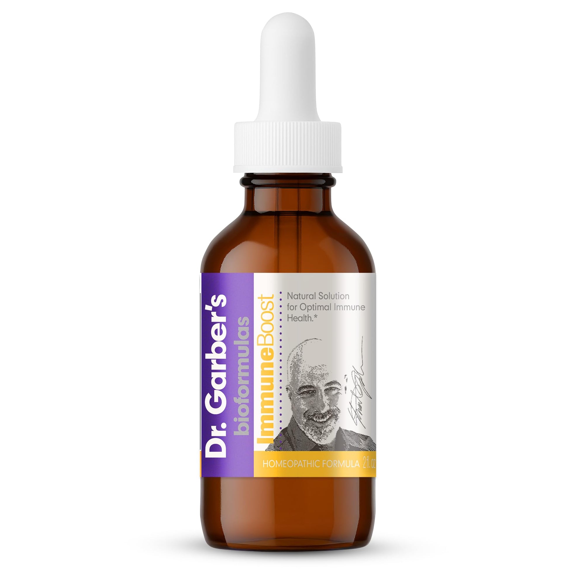 Dr. Garber's Natural Solutions Immune Boost Health Oral Drops - Gemmotherapy Liquid Supplement to Strengthen Immunity, Support Immune System, Increase Resistance, & Contains Antioxidants - 60ml DR.GARBER'S uk supplements