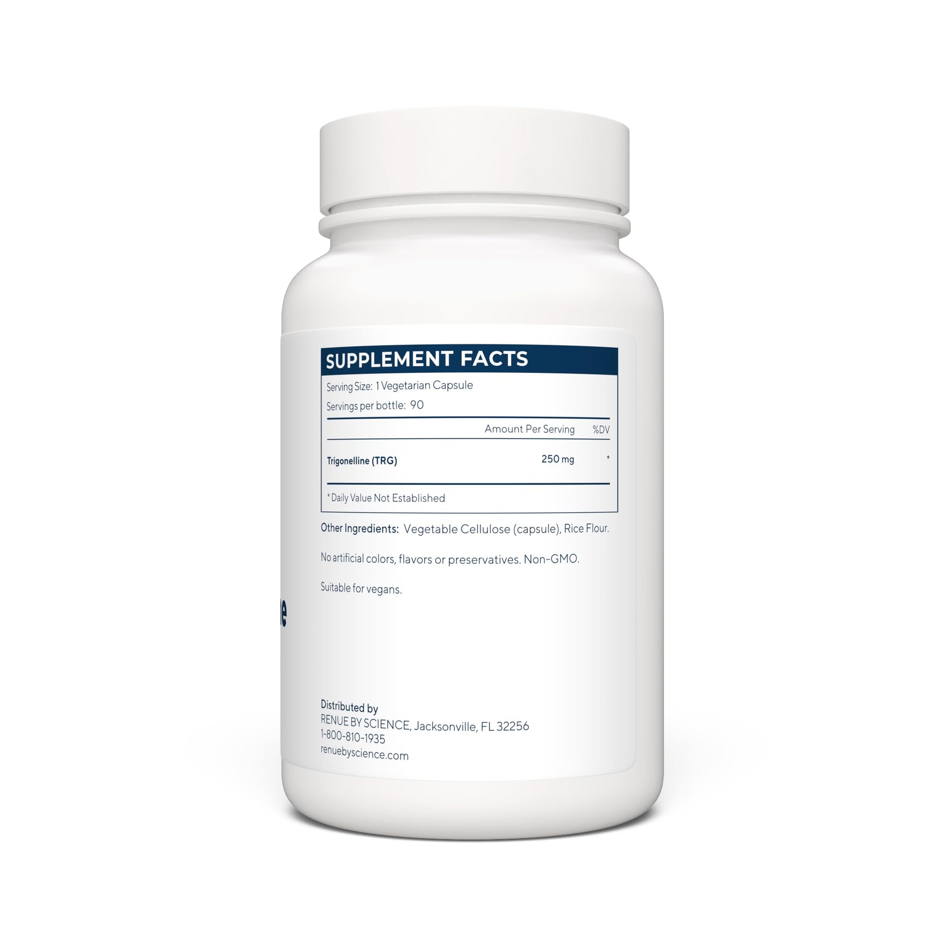 Renue By Science Trigonelline | High Strength Trigonelline TRG Methylated Niacin - 250mg Trigonilline Supplement Capsules | Non-GMO | Made in The USA & Third-Party Tested Renue By Science uk supplements