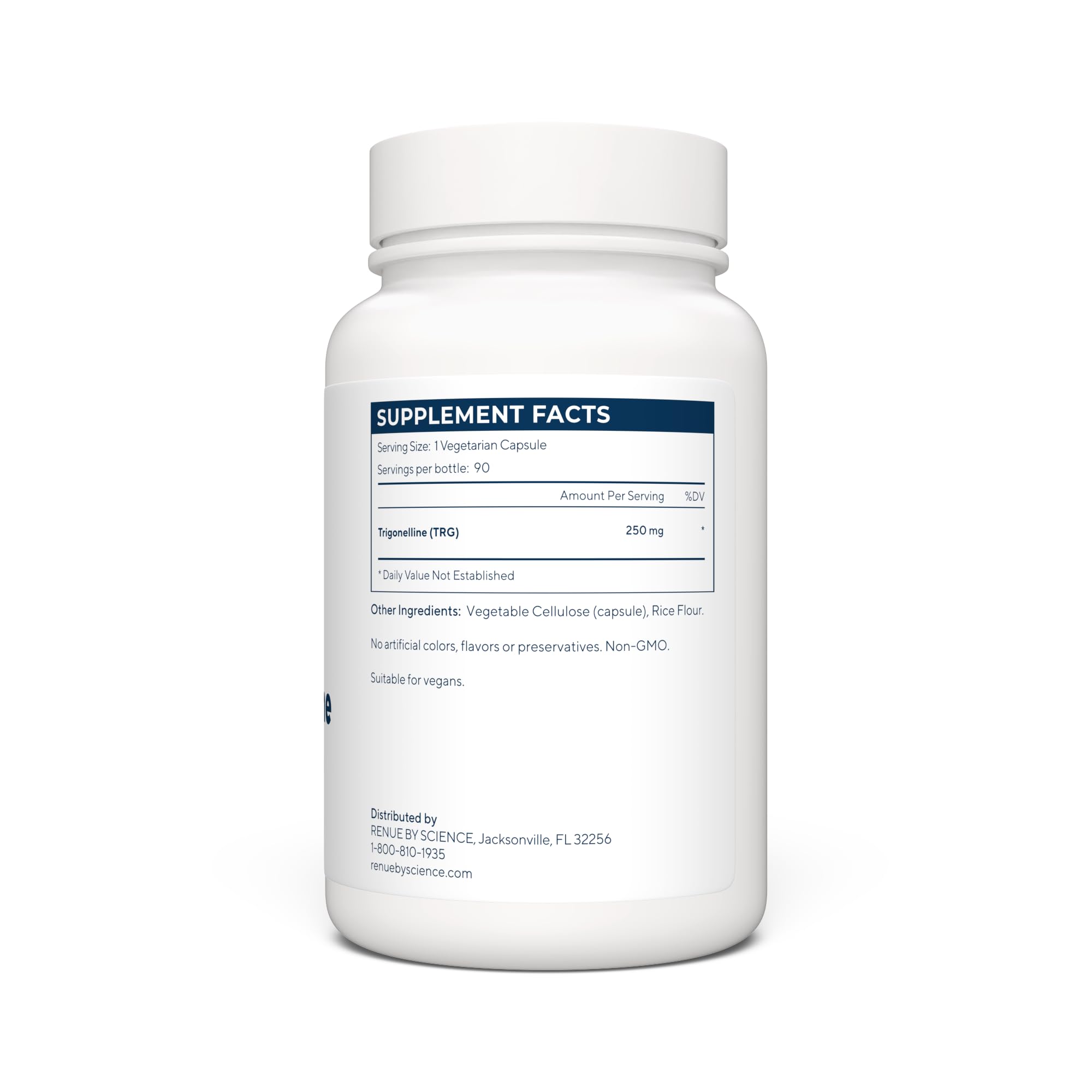 Renue By Science Trigonelline | High Strength Trigonelline TRG Methylated Niacin - 250mg Trigonilline Supplement Capsules | Non-GMO | Made in The USA & Third-Party Tested Renue By Science uk supplements
