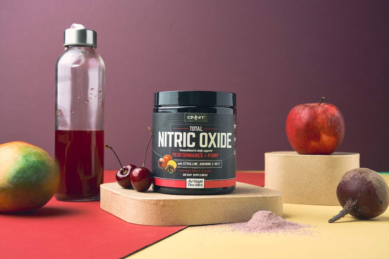ONNIT Total Nitric Oxide - Caffeine Free Pre Workout Powder w/ Beet Root, L Arginine ONNIT uk supplements