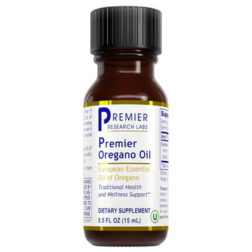 Premier Research Labs Premier Oregano Oil - Oil of Oregano Drops with Carvacrol, Edible Oregano Essential Oil Supplement for Immune & Gut Health - 0.5 Fl Oz Premier Research Labs uk supplements