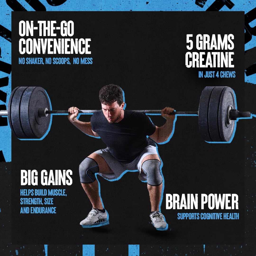 Animal Creatine Chews Tablets - Enhanced Creatine Monohydrate with AstraGin Animal uk supplements