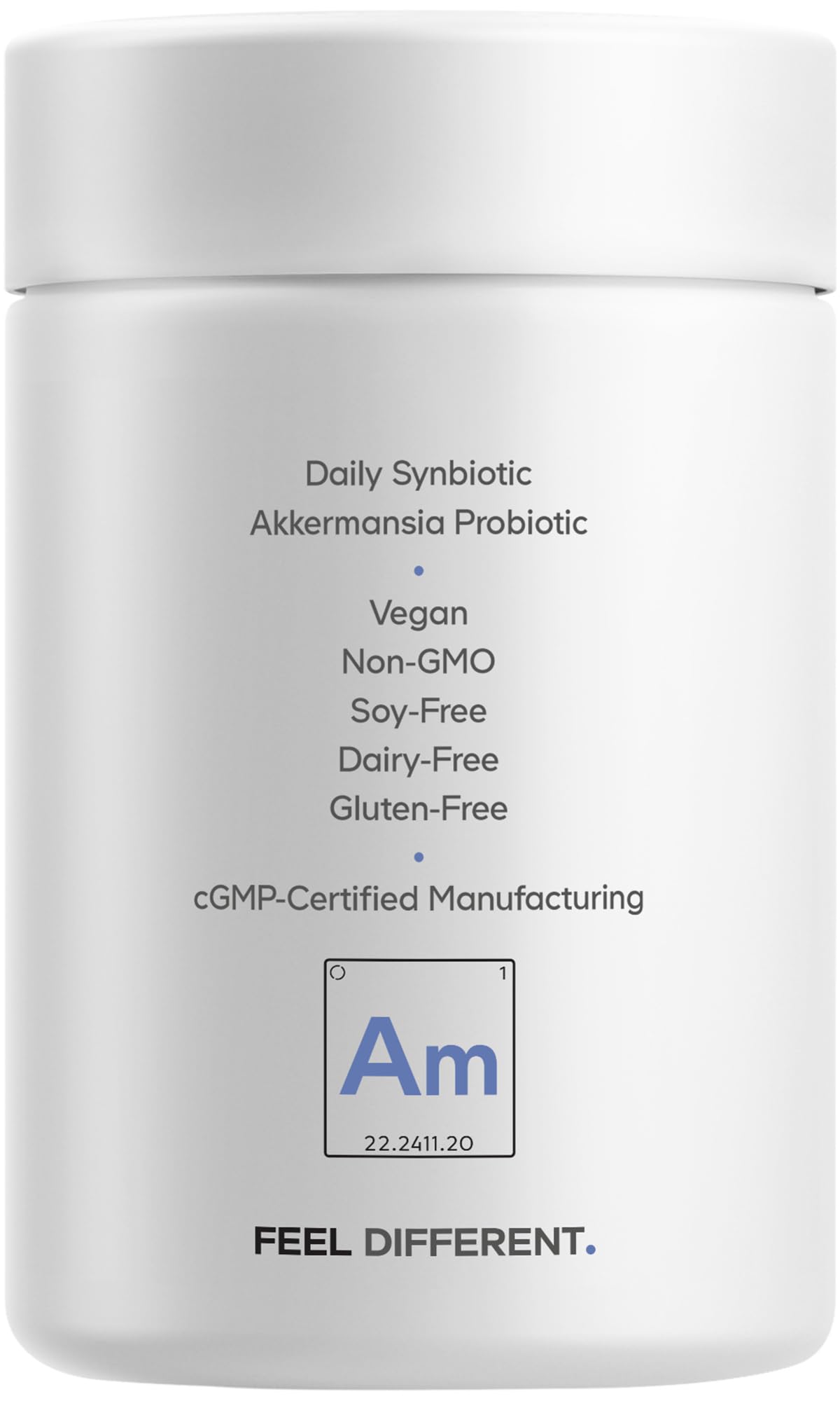 Codeage Akkermansia Synbiotic Supplement - 100 Million AFU Akkermansia Probiotic & Chicory Inulin Prebiotic - Chicory Root - 1 Capsule Per Serving - Non-GMO, Gluten-Free - 30 Capsules Codeage uk supplements