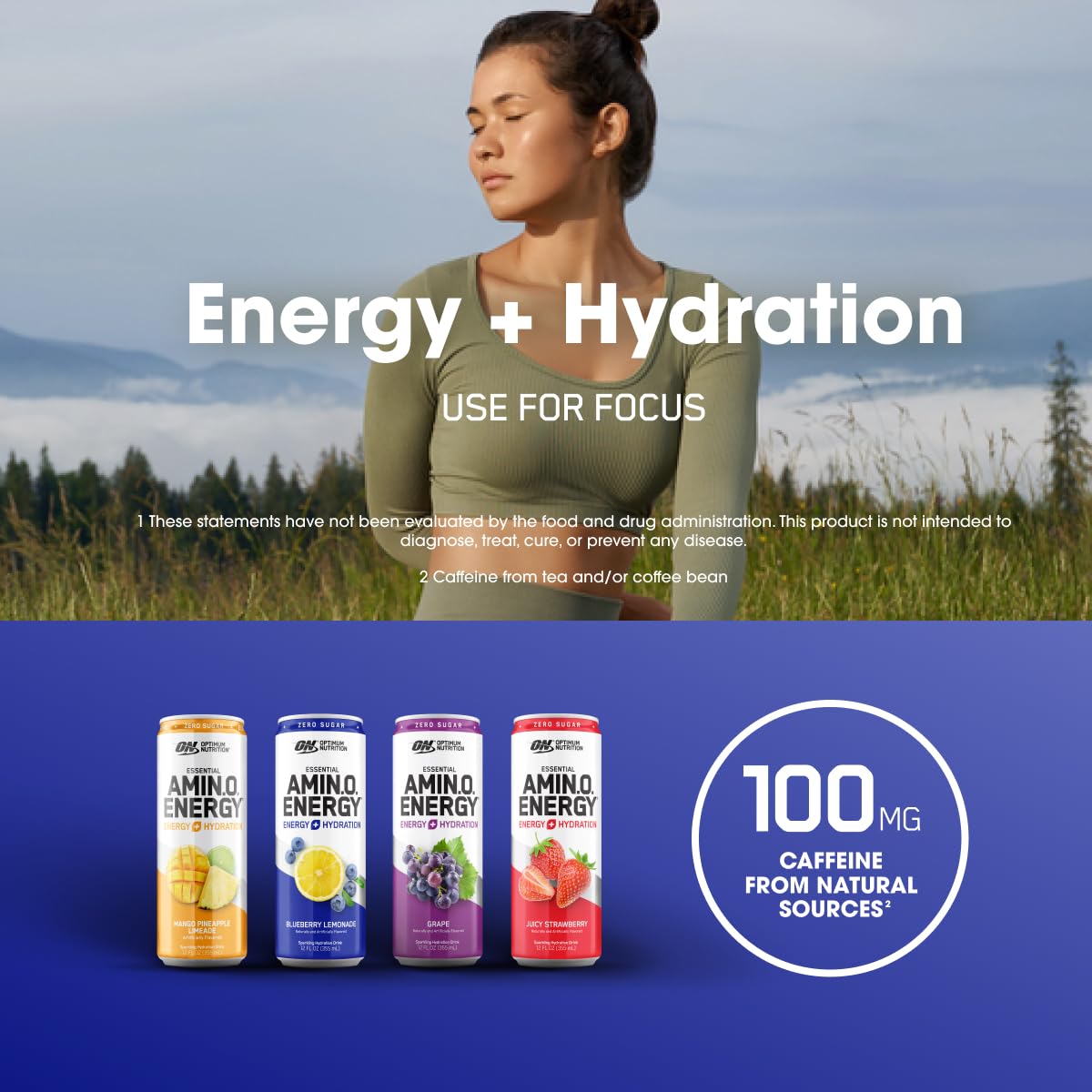 Optimum Nutrition Amino Energy Sparkling Hydration Drink, Electrolytes, Caffeine, Amino Optimum Nutrition uk supplements