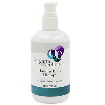 Organic Excellence Hand and Body Therapy All Natural Body Lotion for Women Men Kids - Organic Body Lotion For Dry Skin Rich, Natural Moisturizer For Daily Use, Unscented, Made in USA with Shea Butter Organic Excellence uk supplements