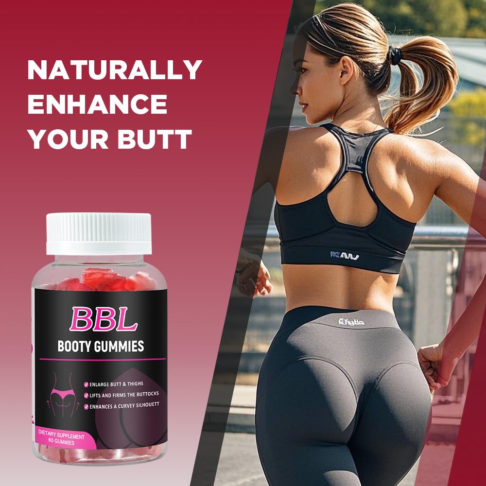 Aromlife BBL Gummies for Women, Pack of 3, Bear Shape Booty Gummies with Herbal Ingredients, BBL Vitamin Gummy with Fenugreek, Asian Ginseng, Motherwort, Saw Palmetto, Anise Seed & Vitamin C Aromlife uk supplements