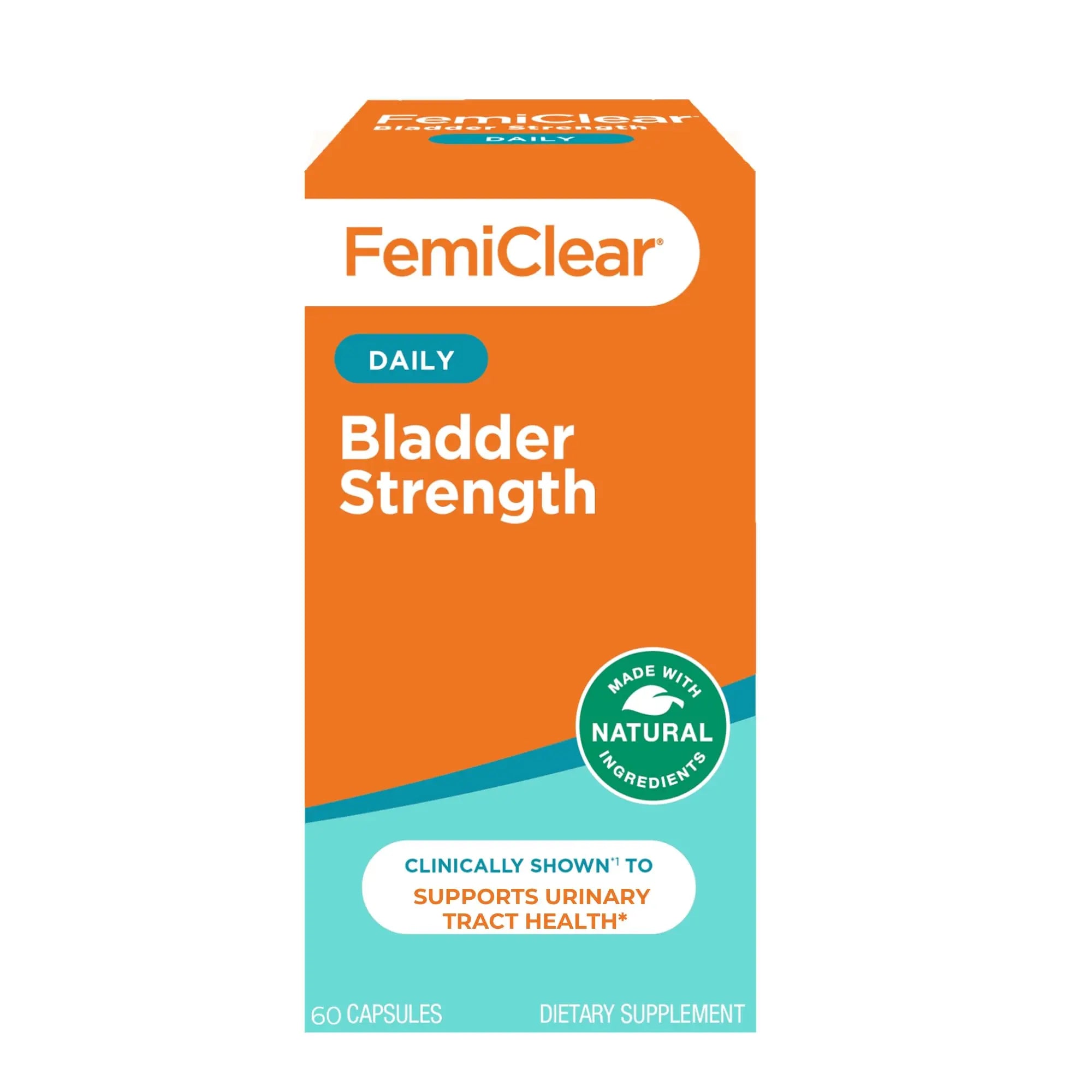 FemiClear Bladder Strength Supplement | Bladder Control & Wellness | 60 Capsules, 30 Day Supply | Made with Natural Ingredients | for Women & Men FemiClear uk supplements