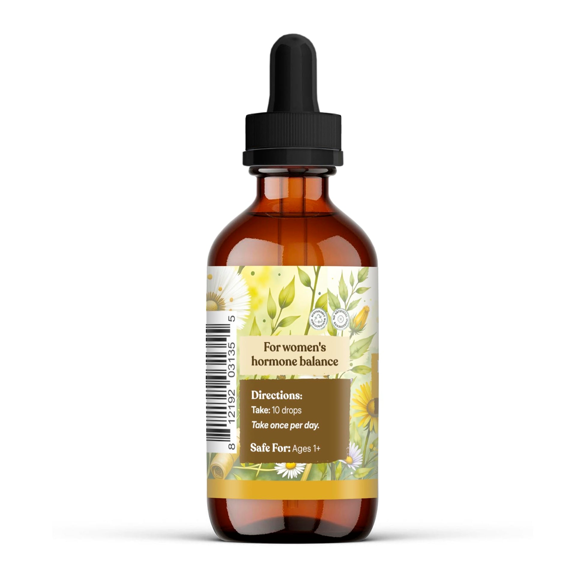 Earthley Wellness Postpartum Balance, Supports and Balances Female Hormones, Supports Postpartum Recovery, Smooths Out Mood Swings, Essential Herbs Like Dandelion Root, Catnip, & Alfalfa (2oz) Earthley Wellness uk supplements
