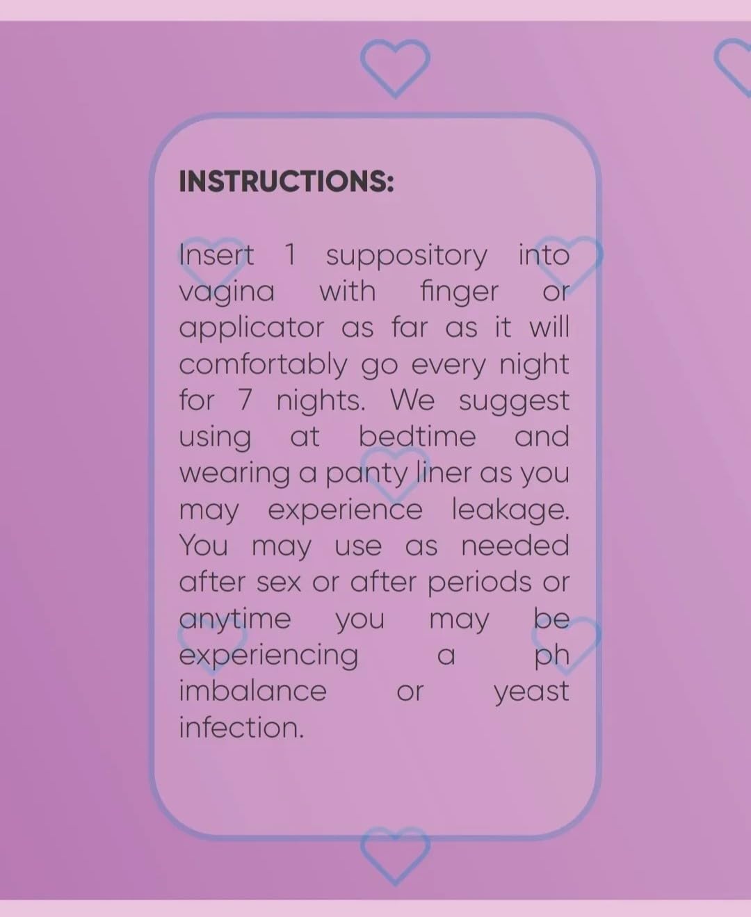 HerSheMe Boric Acid Vaginal Suppositories HerSheMe uk supplements