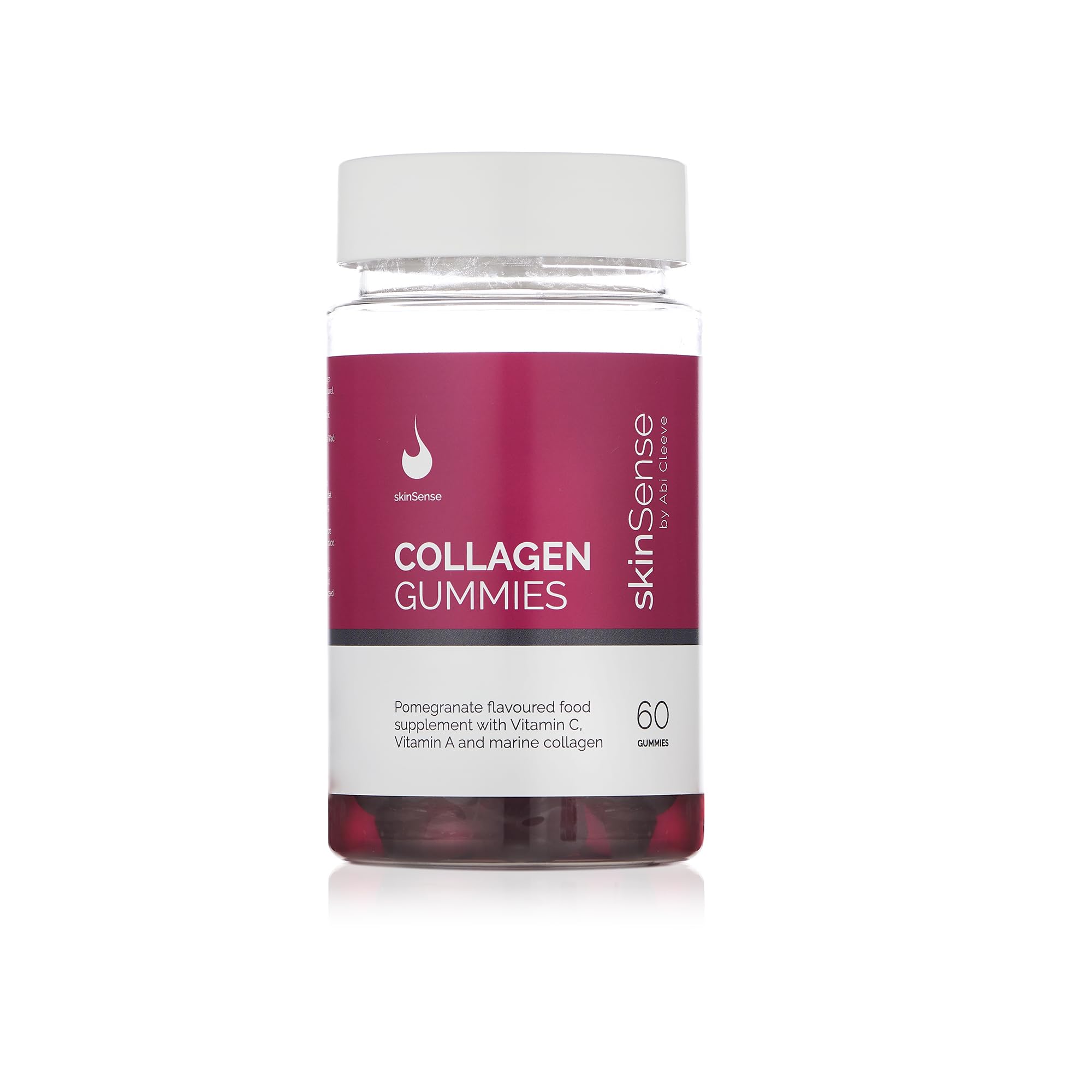 SkinSense Collagen Gummies 60PCS, Marine Collagen Chewable Gummy skinSense uk supplements