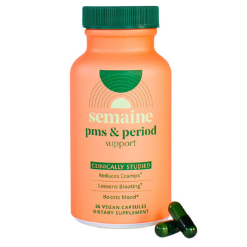 PMS & Period Relief - Menstrual Cramp Relief: No More Period Cramps, Mood Swings, or Bloating Semaine uk supplements