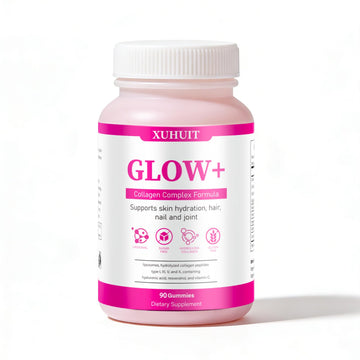 PBZPBZ Glow Collagen Gummies with Hyaluronic Acid & Resveratrol | Gentle Support for Skin, Hair & Nail Care | Non-GMO | 90 Count (1) PBZPBZ uk supplements