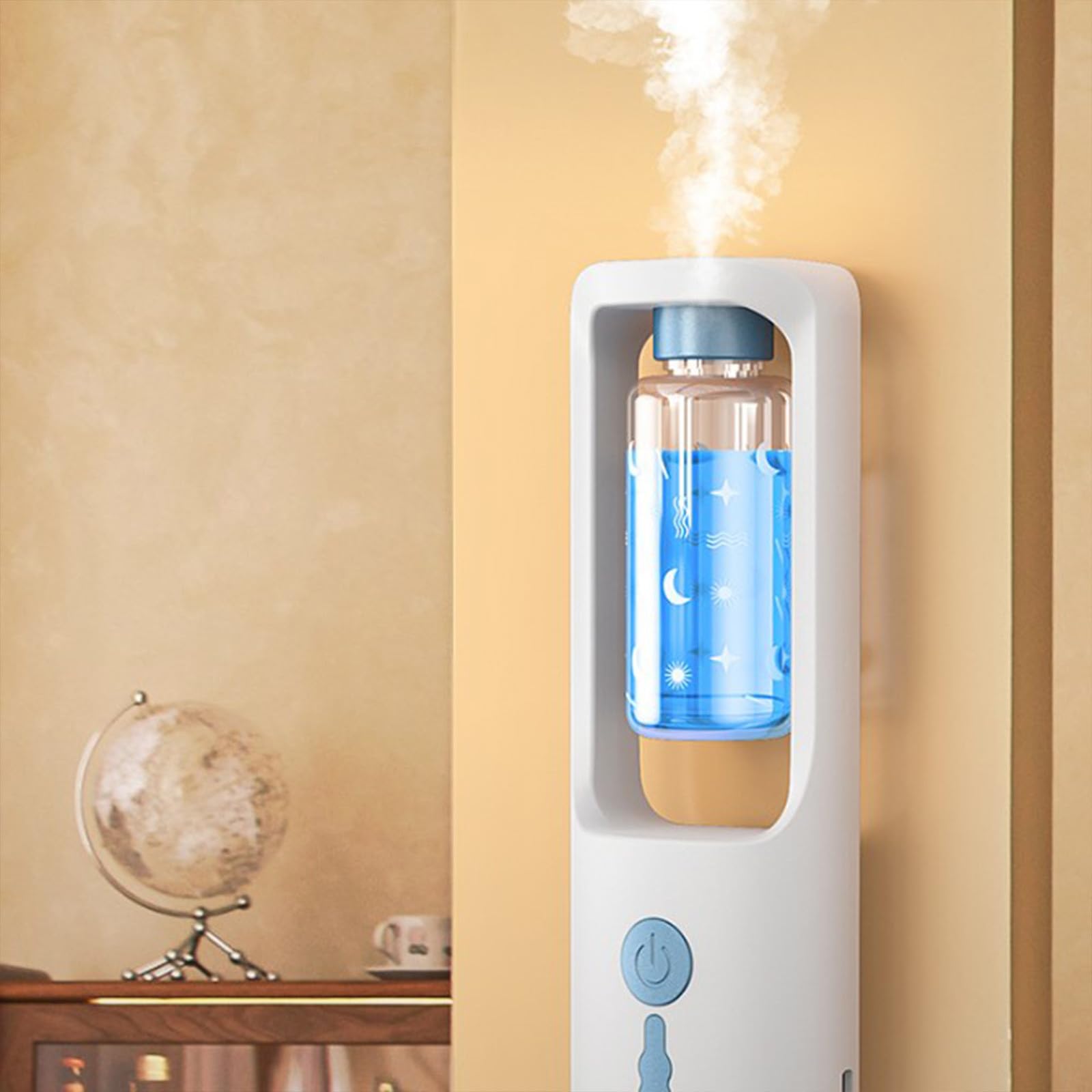 50ml Odor Removal Rotating Smog Essential Oil Diffuser, 3 Stage Timing Adjustment Incense USUPDD uk supplements