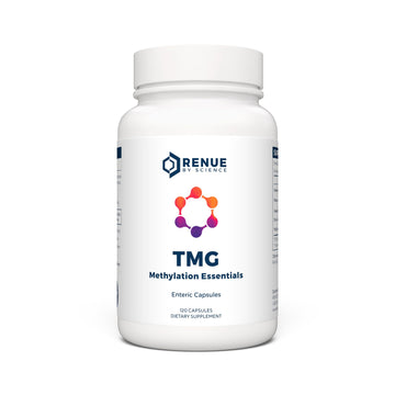 Renue By Science TMG | High Strength TMG Supplements | 120 Trimethylglycine Capsules - 900mg TMG per Serving with Vitamin B12 Vitamin B6 Folate & Zinc | Made in The USA & Third-Party Tested Renue By Science uk supplements