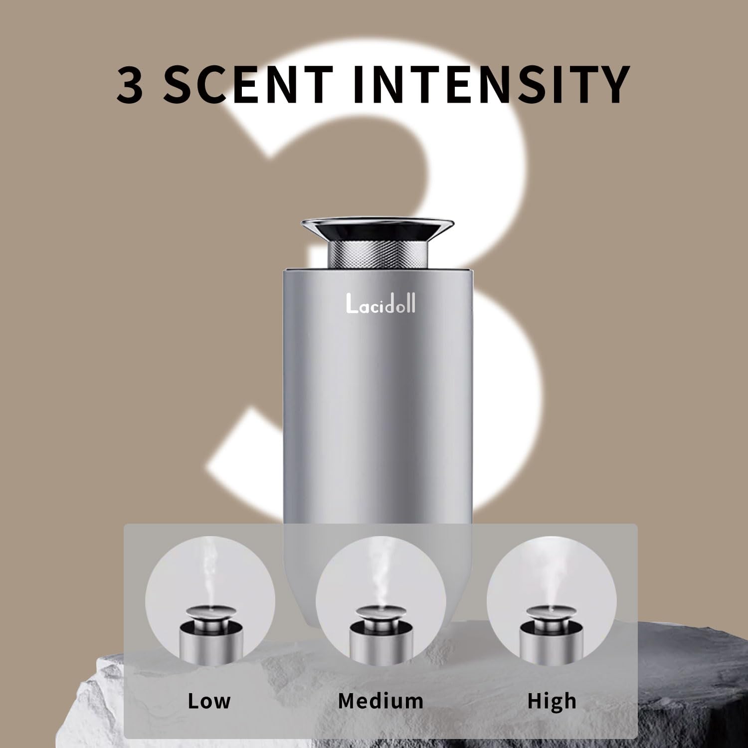 LACIDOLL Scent Diffusers for Home, Waterless Essential Oil Diffuser with No Leakage Tech, 10ML LACIDOLL uk supplements