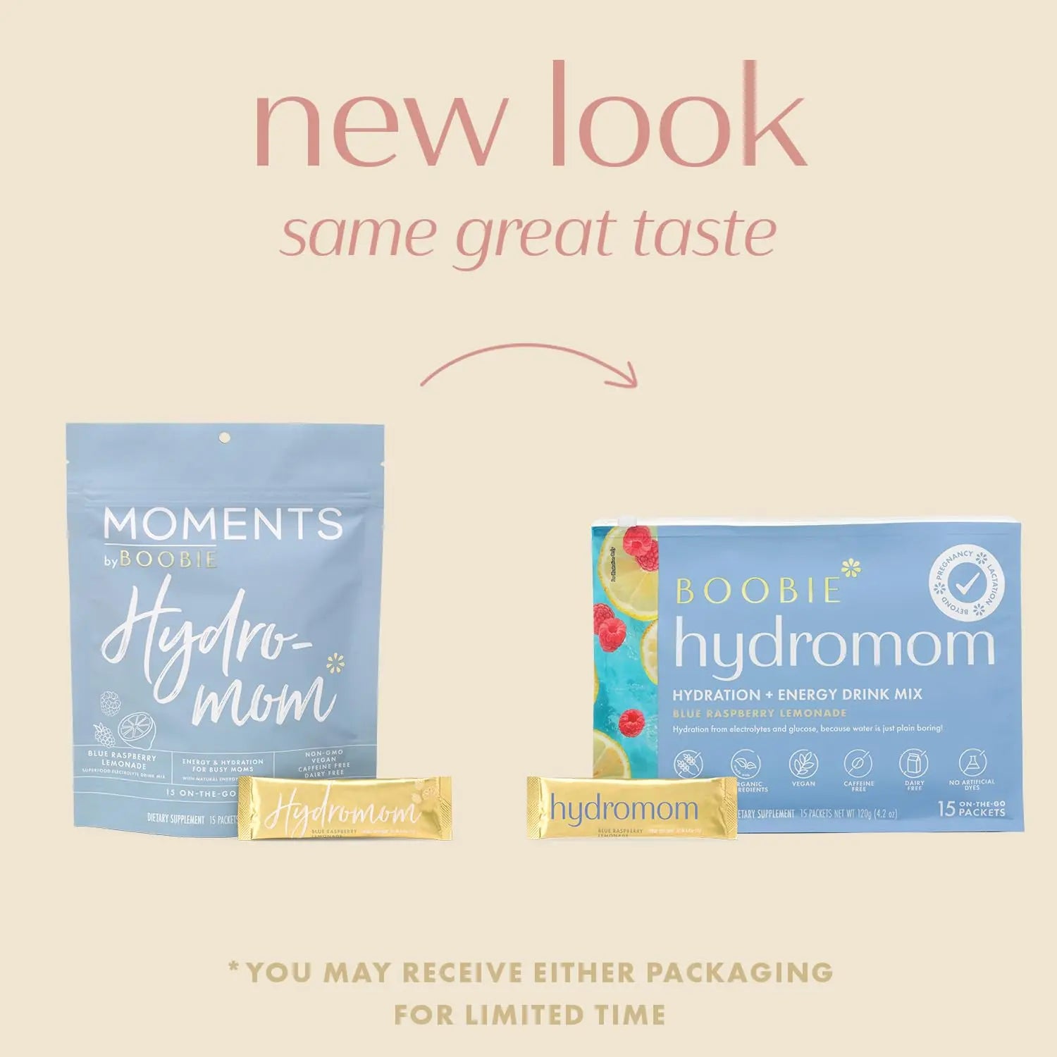Boobie Hydromom Superfood Electrolyte Drink Mix, Blue Raspberry Lemonade | Refreshing Energy & Hydration Boost for Mamas | On-The-Go & Travel Essentials for Pregnancy, Boobie Brands uk supplements