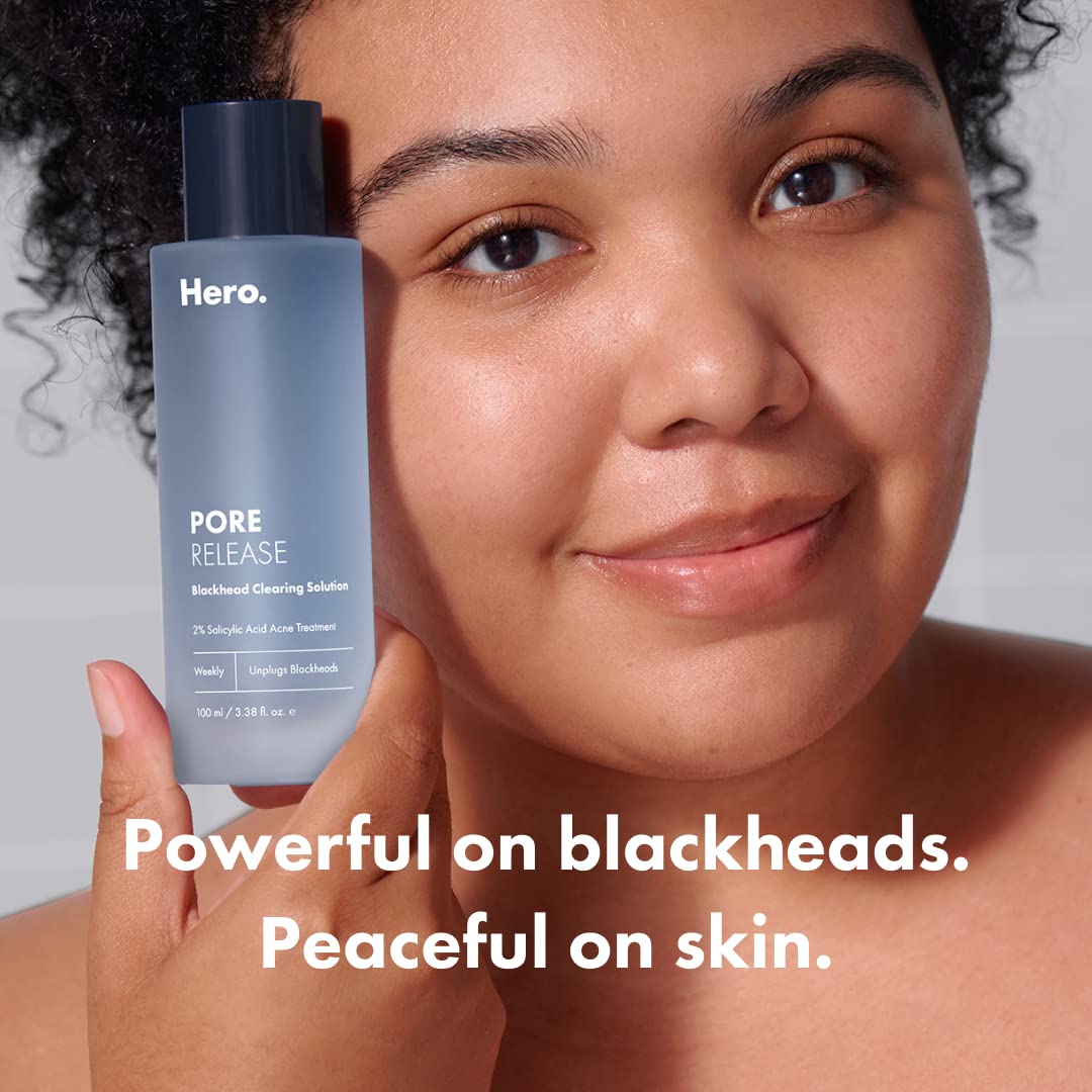 Hero Cosmetics Pore Release Blackhead Clearing Solution - Exfoliating Toner Featuring BHA HERO COSMETICS uk supplements