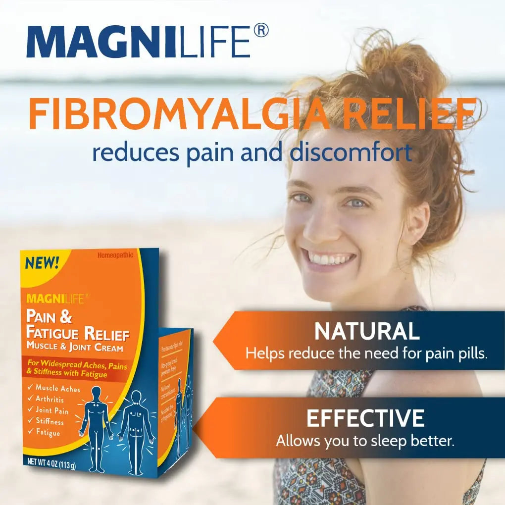 MagniLife Pain & Fatigue Relief Cream 4 oz Pain & Inflammation Relief Foam 4 oz. Natural Joint & Muscle Pain Relief Bundle for Shoulders, Back, Knees, Arthritis, Stiffness & Soreness MagniLife uk supplements