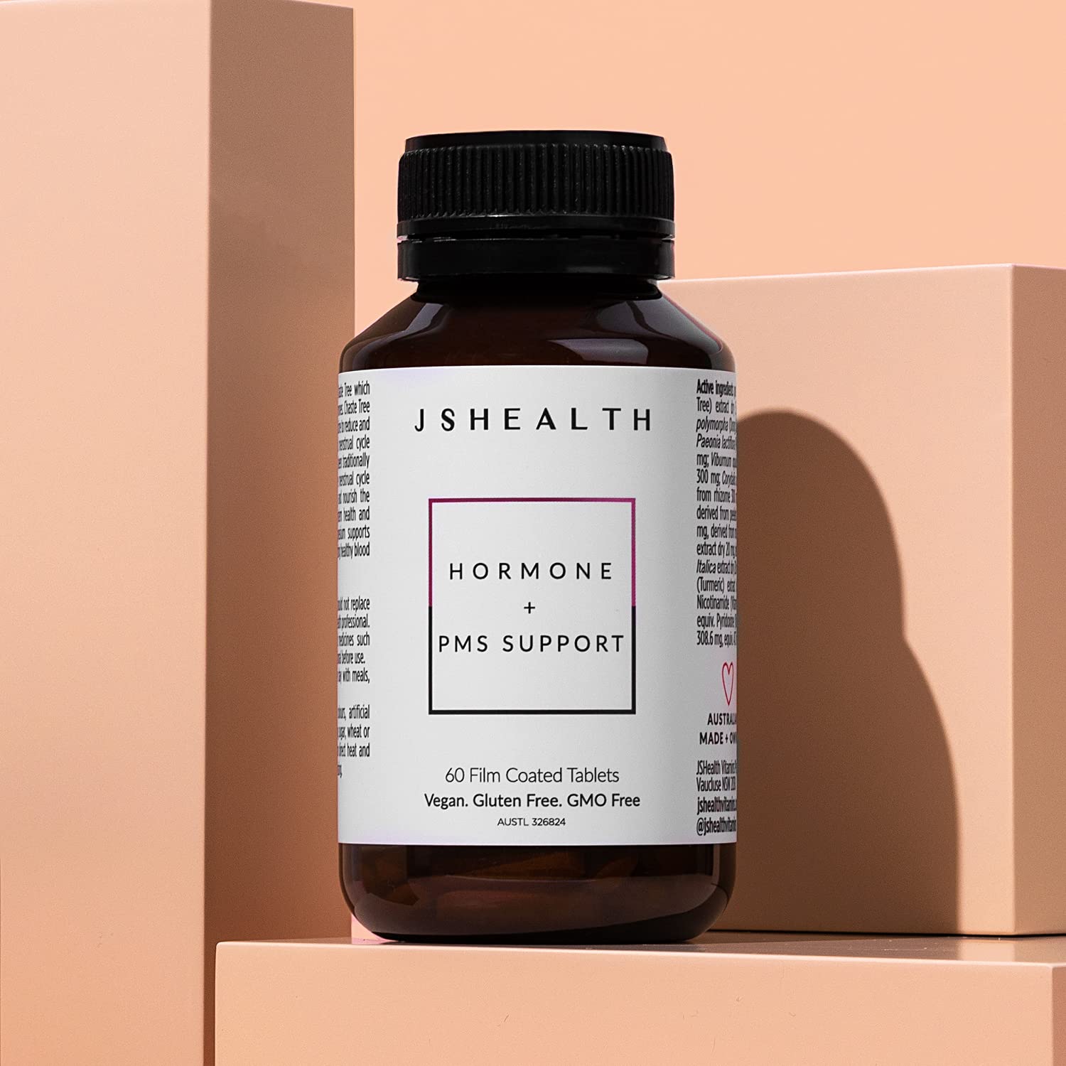 JSHealth Vitamins Hormone Balance for Women and PMS Support Supplement - Premenstrual Symptom Relief with Vitamins B3, B6 & Magnesium (60) JSHealth uk supplements