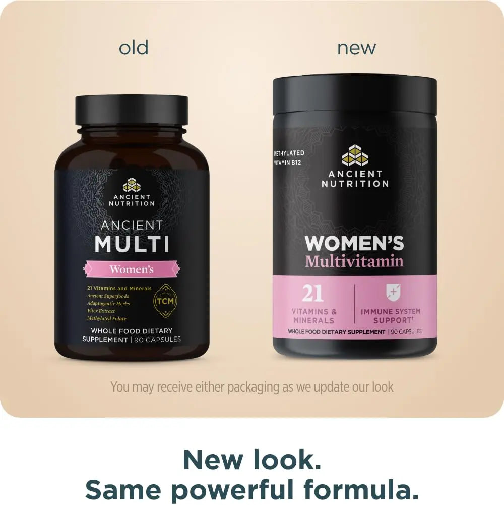 Ancient Nutrition Multivitamin for Women, Multi Women's, Methylated Vitamin D, C, B12, Zinc, Magnesium Ancient Nutrition uk supplements