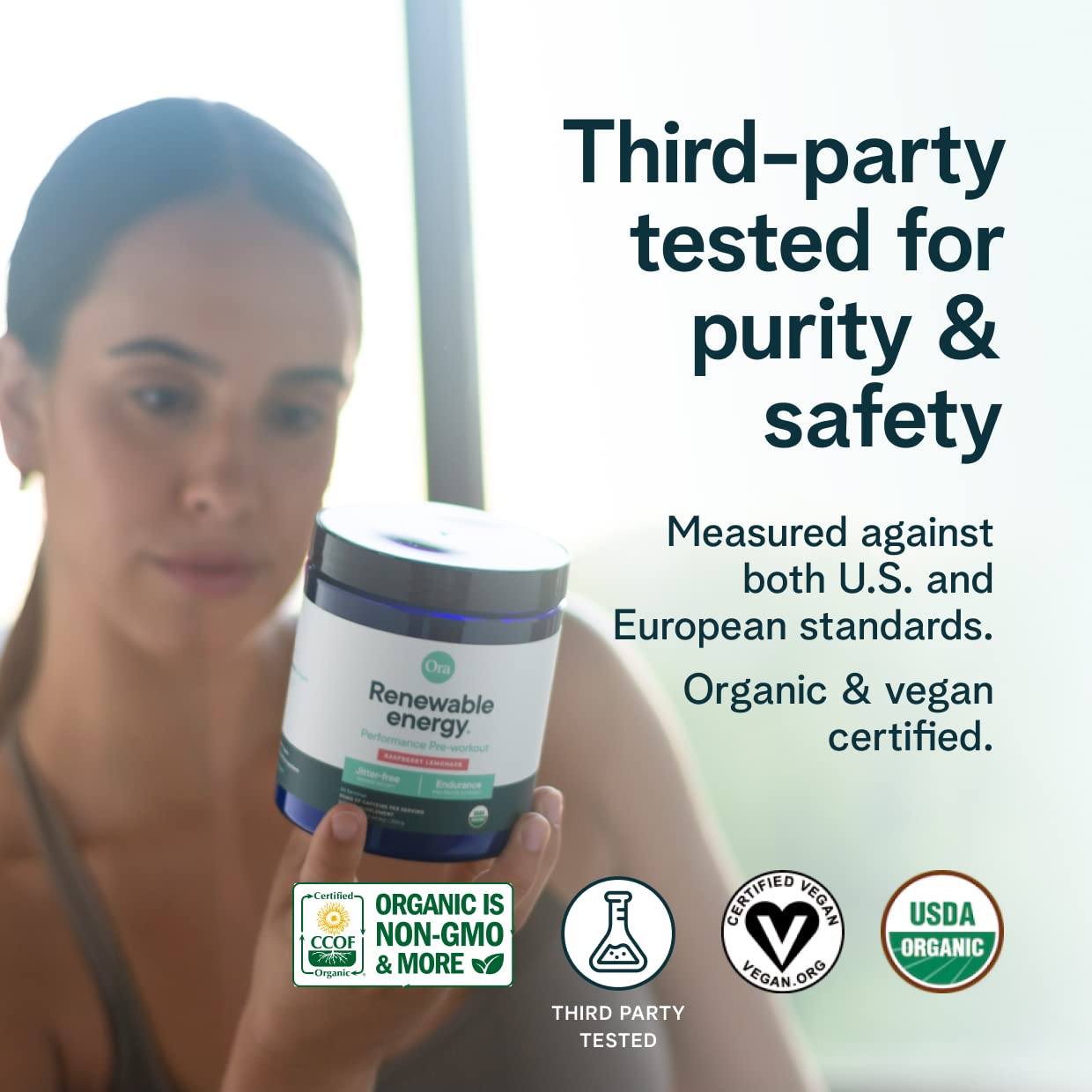Ora Organic Natural Pre Workout Powder - Raspberry Lemonade Flavor- Provides Jitter Free Ora Organic uk supplements