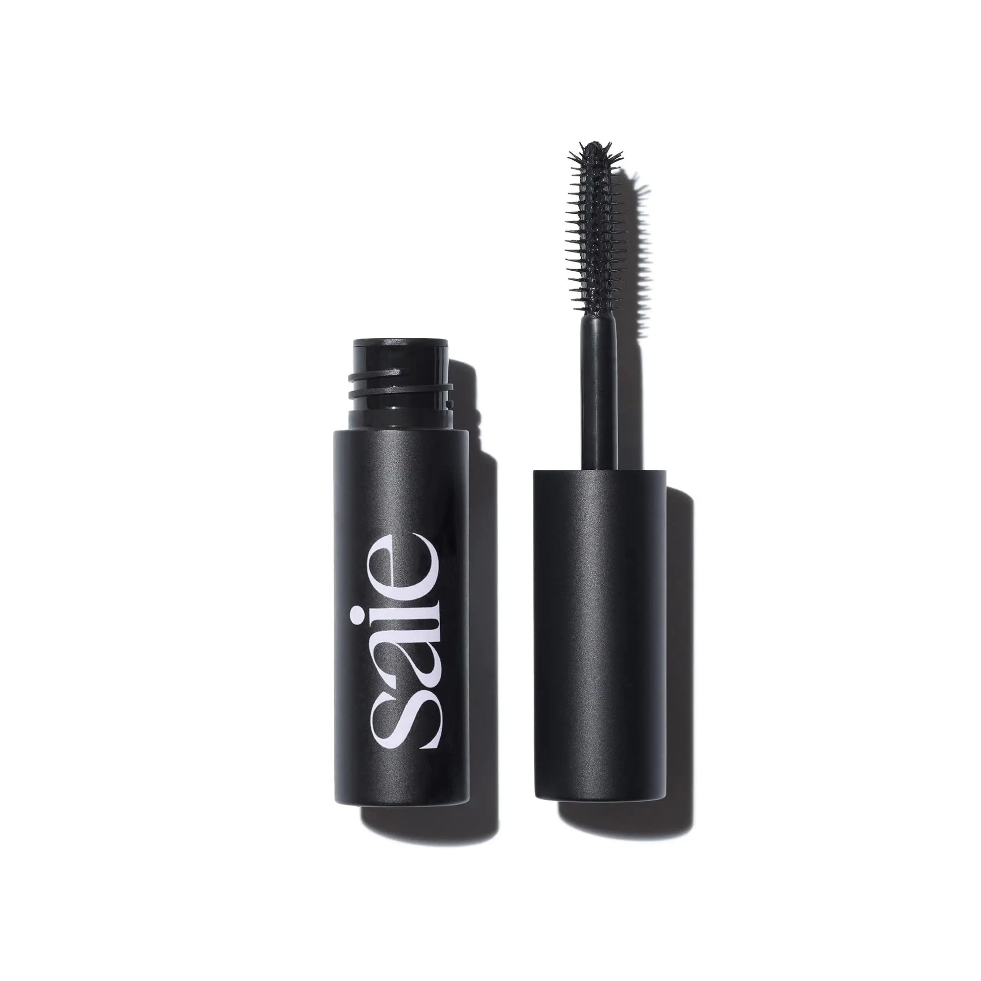 Saie Mini Mascara 101 - Lash Lengthening Mascara for Thick, Bold, Lifted Lashes - Buildable Eye Makeup Formulated to Strengthen and Condition with Rich Nutrients - Black (0.17 oz) Saie uk supplements