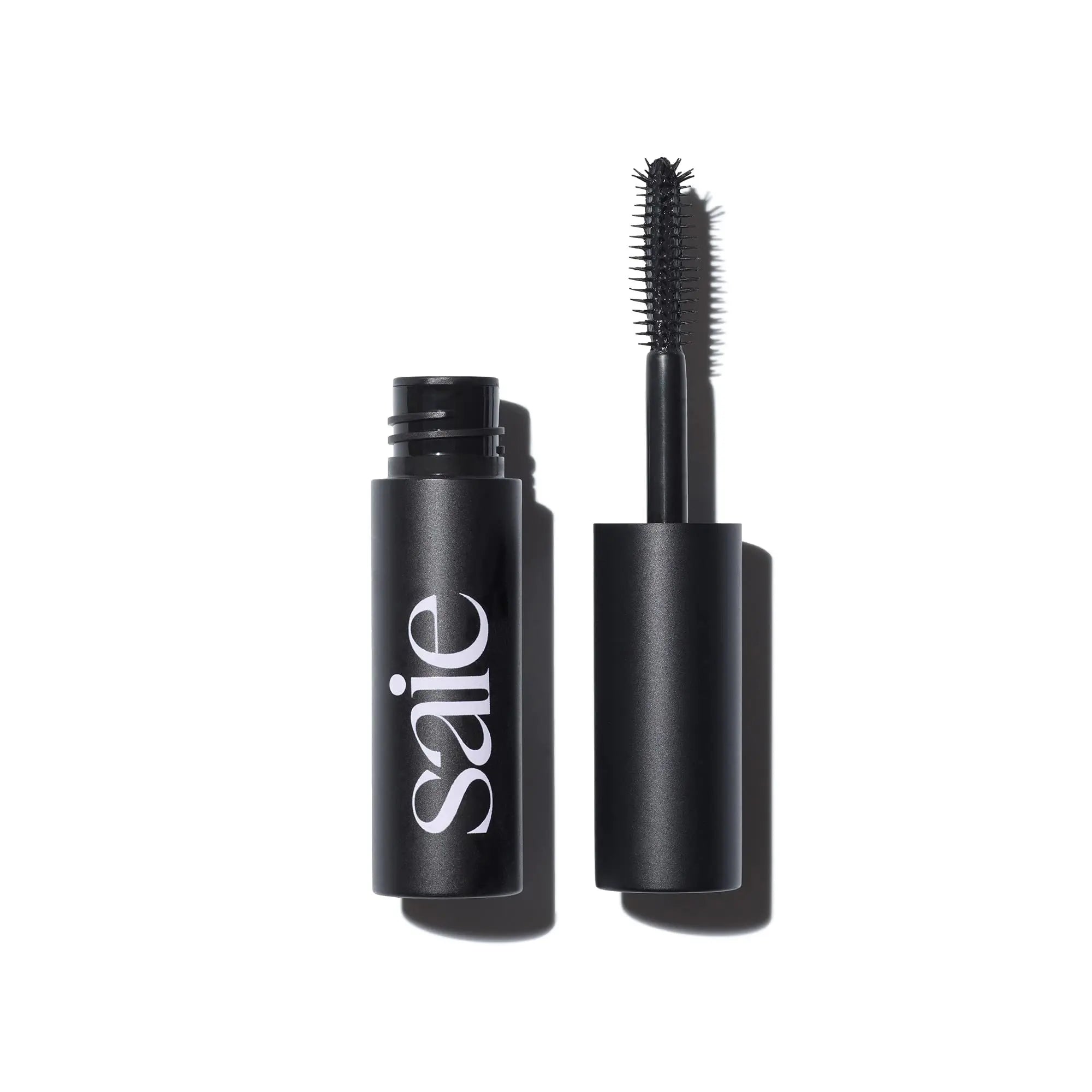 Saie Mini Mascara 101 - Lash Lengthening Mascara for Thick, Bold, Lifted Lashes - Buildable Eye Makeup Formulated to Strengthen and Condition with Rich Nutrients - Black (0.17 oz) Saie uk supplements