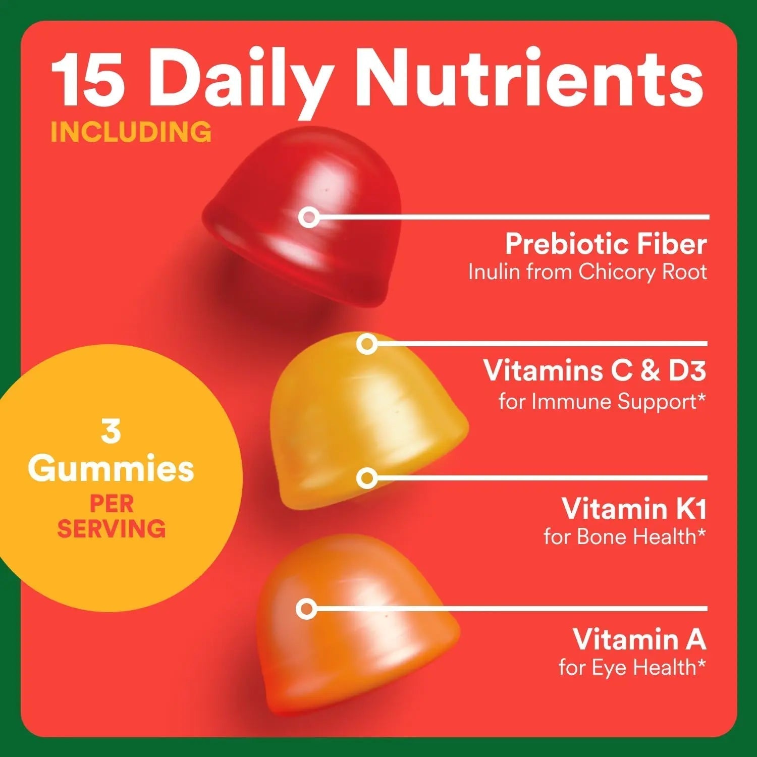 SmartyPants Kids Multivitamin & Fiber Gummies: Prebiotic Fiber to Support Kids Digestion with Vitamin D3, C, Vitamin B12, B6, A, Zinc SmartyPants uk supplements